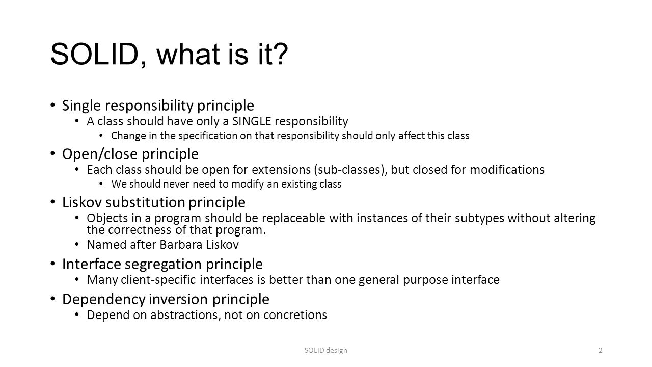 Single responsibility principle диаграмма