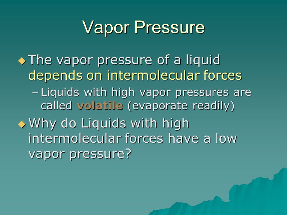 Evaporation and Vapor Pressure - ppt video online download