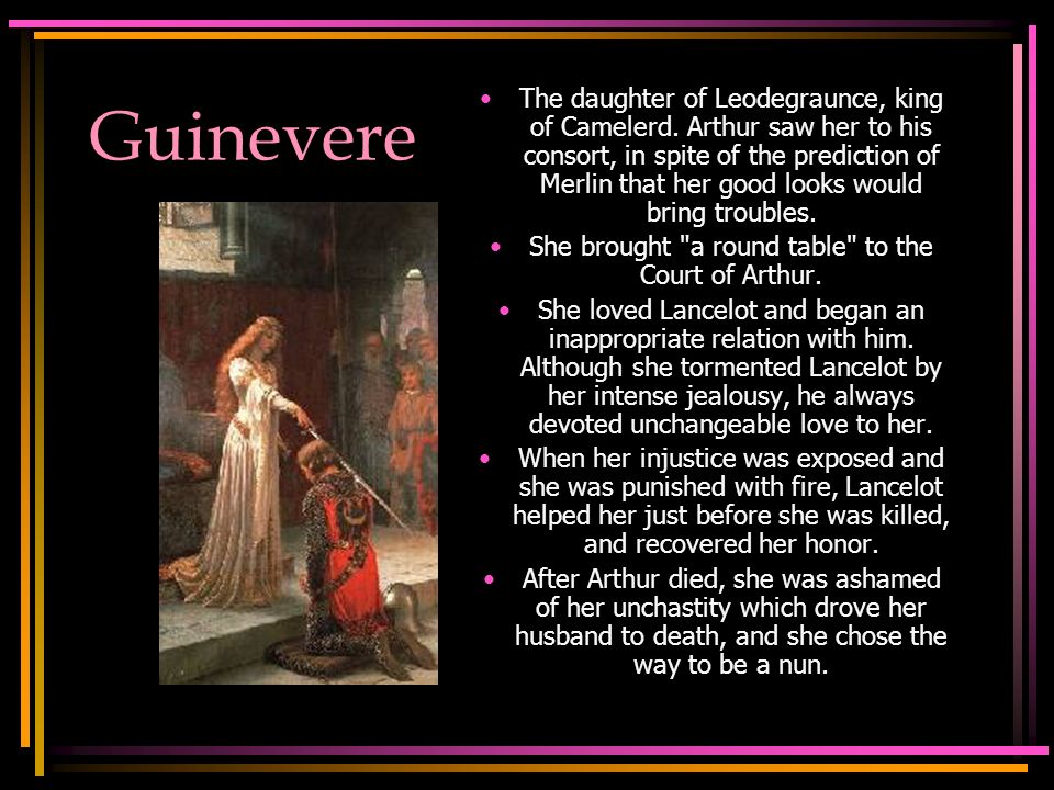 Arthurian Legends An Introduction to the Characters and the Legends