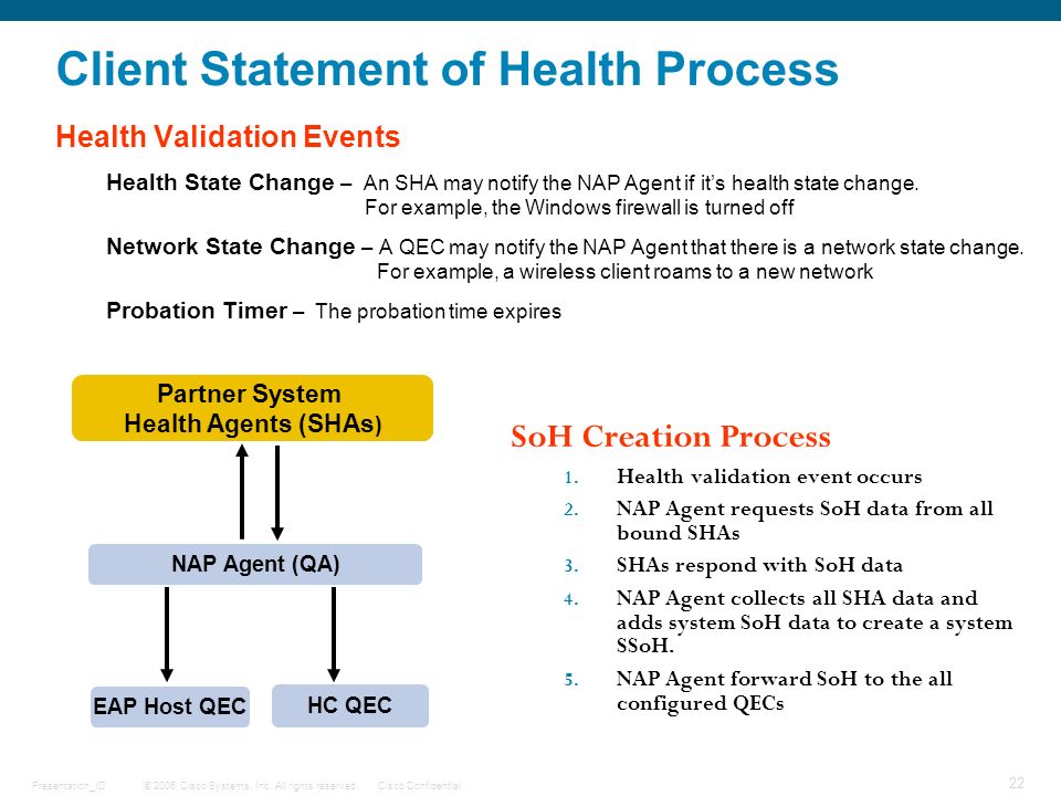 Client Statement of Health Process