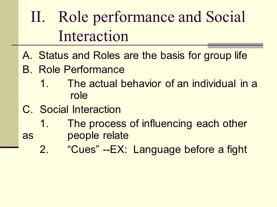 types of social status