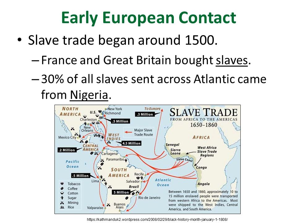 EARLY EUROPEAN CONTACT WITH NIGERIA