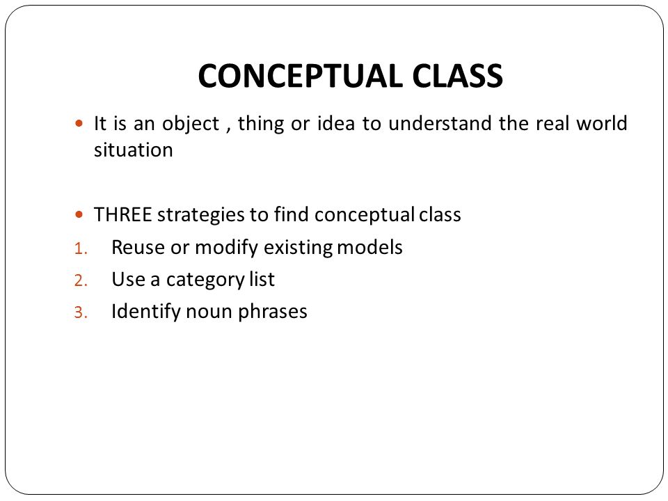 Cs Object Oriented Analysis And Design Ppt Video Online Download