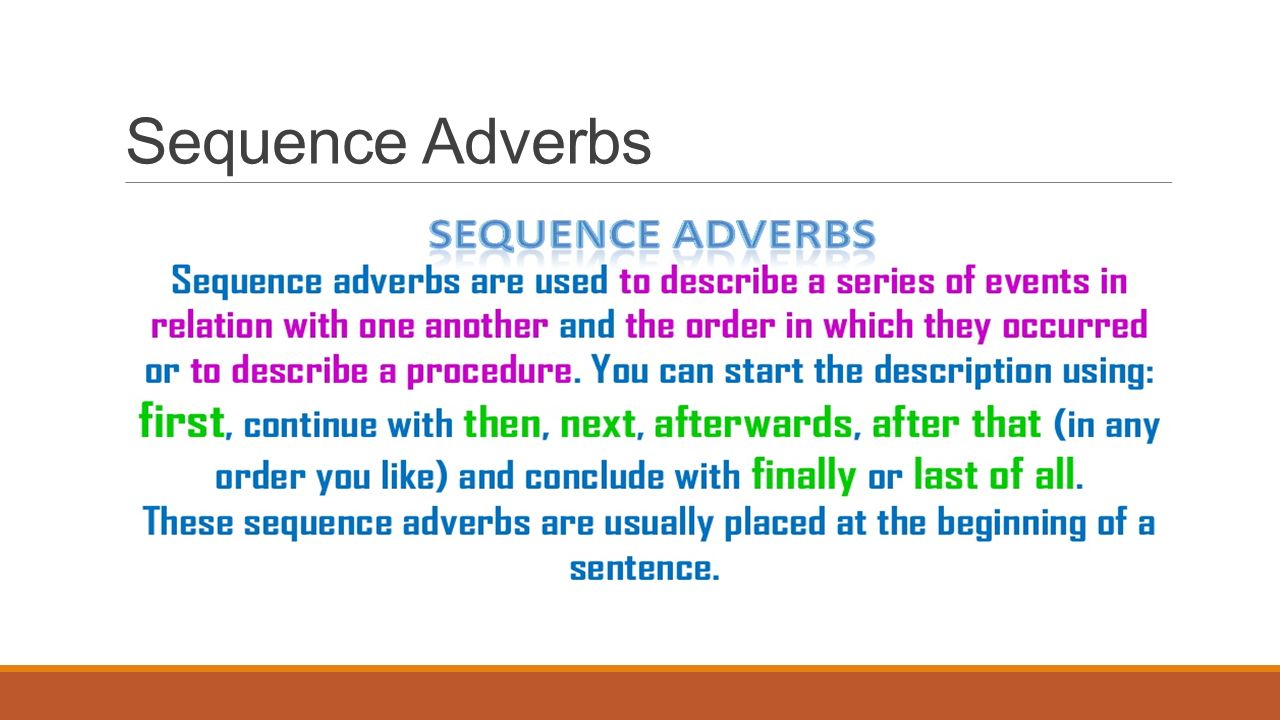 Find the adverb. Adverbs of sequence. Sequence of events в английском языке правило. Sequence of Tenses adverbs. Unscramble the adverbs.