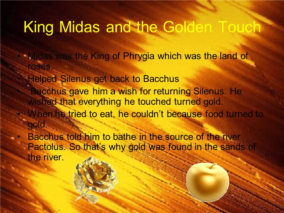 King Midas believed that having the Golden Touch would grant him eternal  happiness. However, when Di…