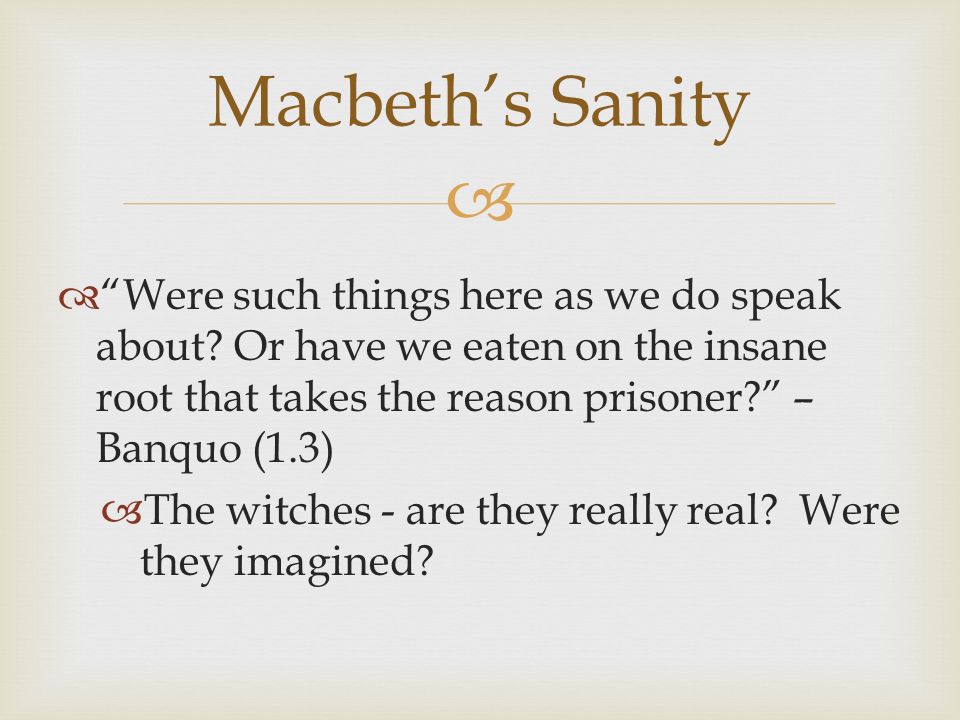 macbeth insanity quotes