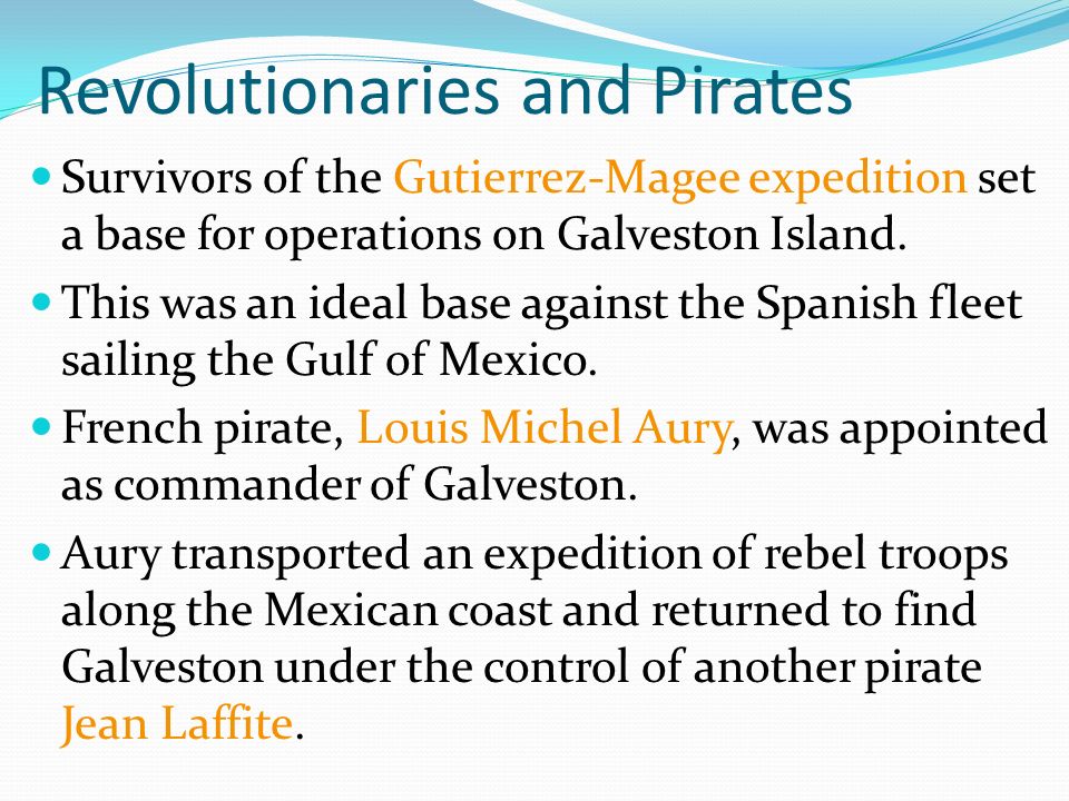 Revolutionaries and Pirates