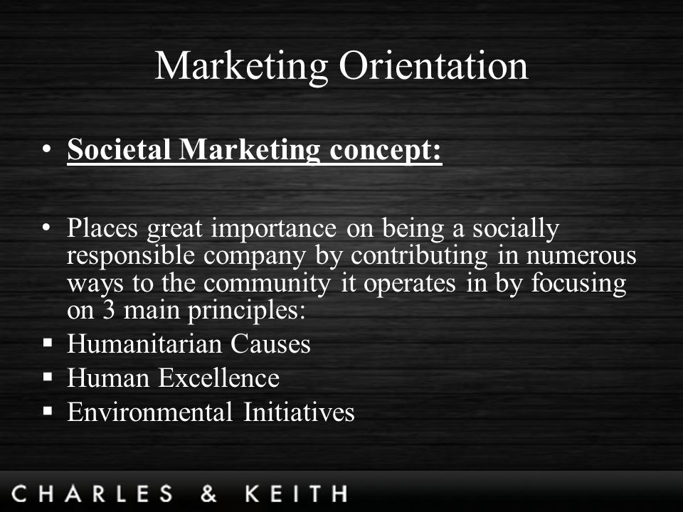 Marketing Summary for Charles & Keith