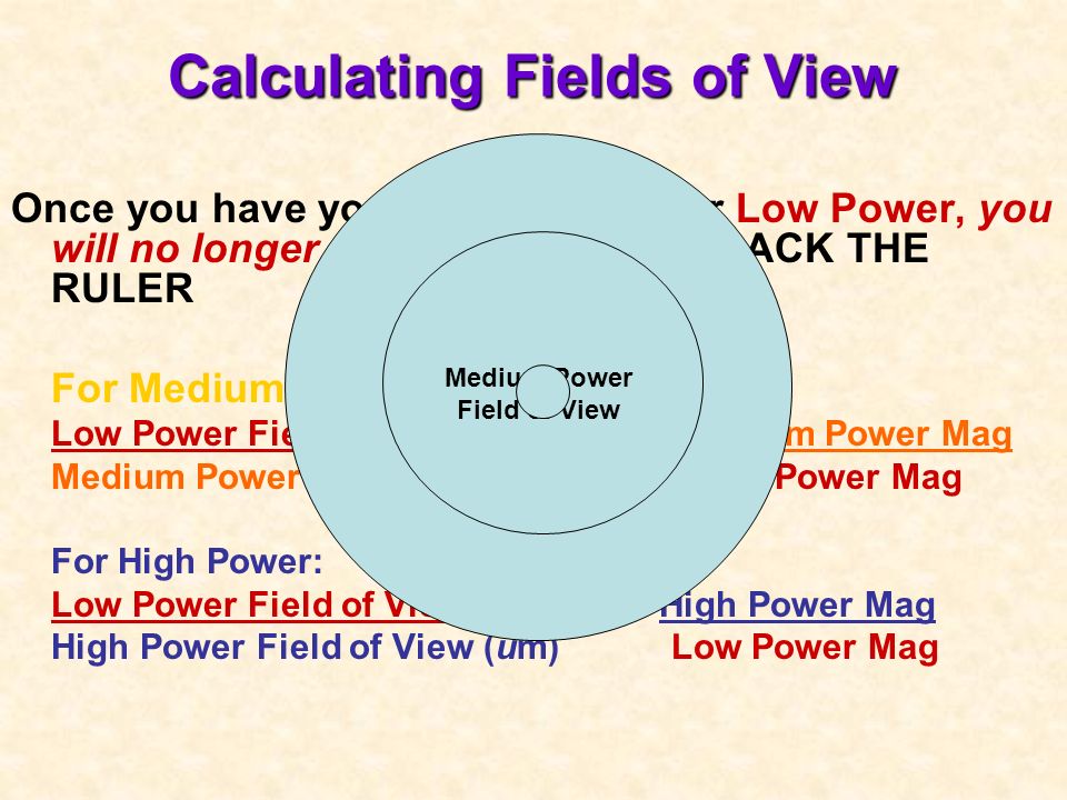 Calculating Fields of View