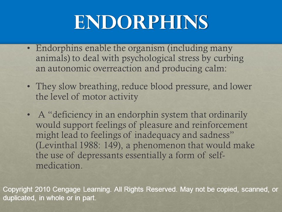 endorphin deficiency syndrome