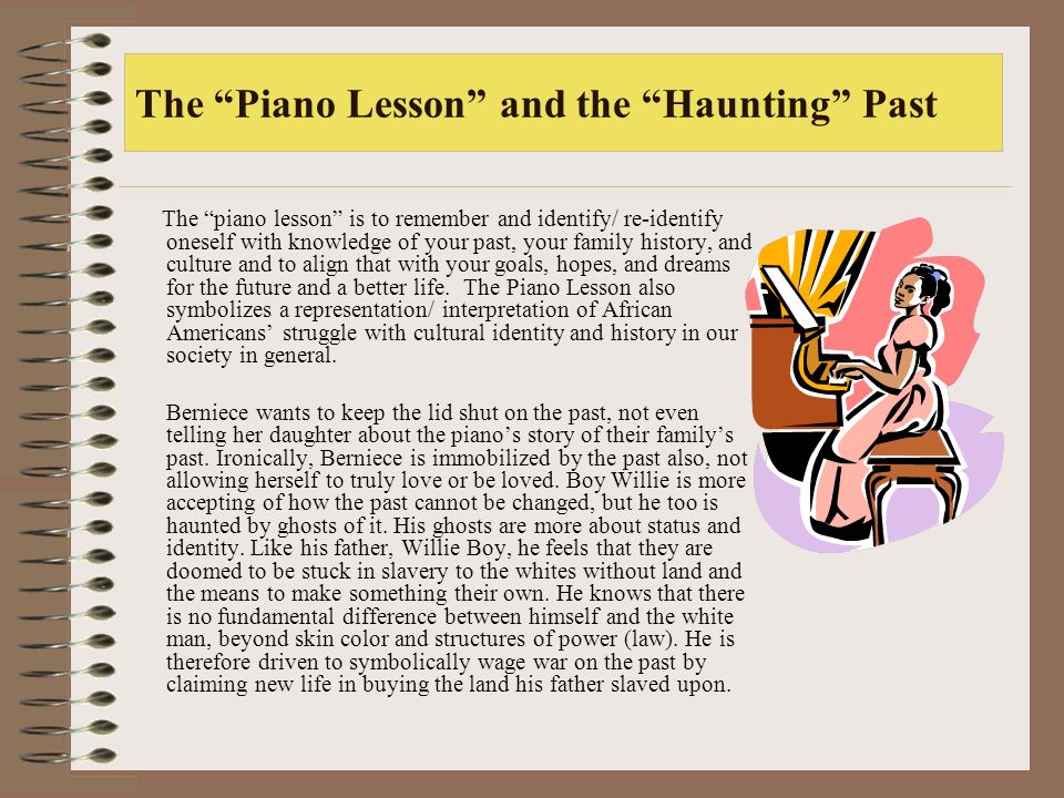 the piano lesson sparknotes