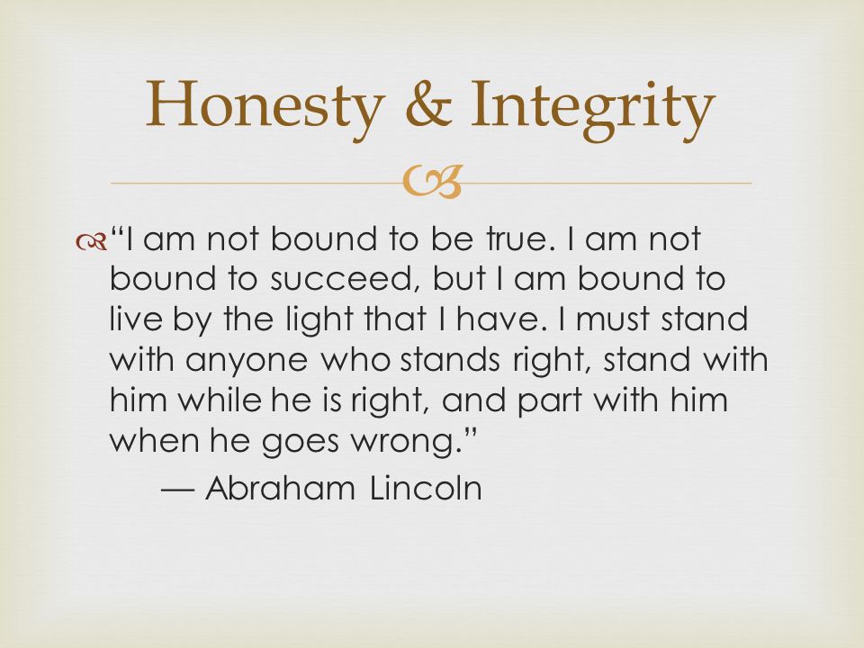 Being True To Yourself And Others Ppt Download