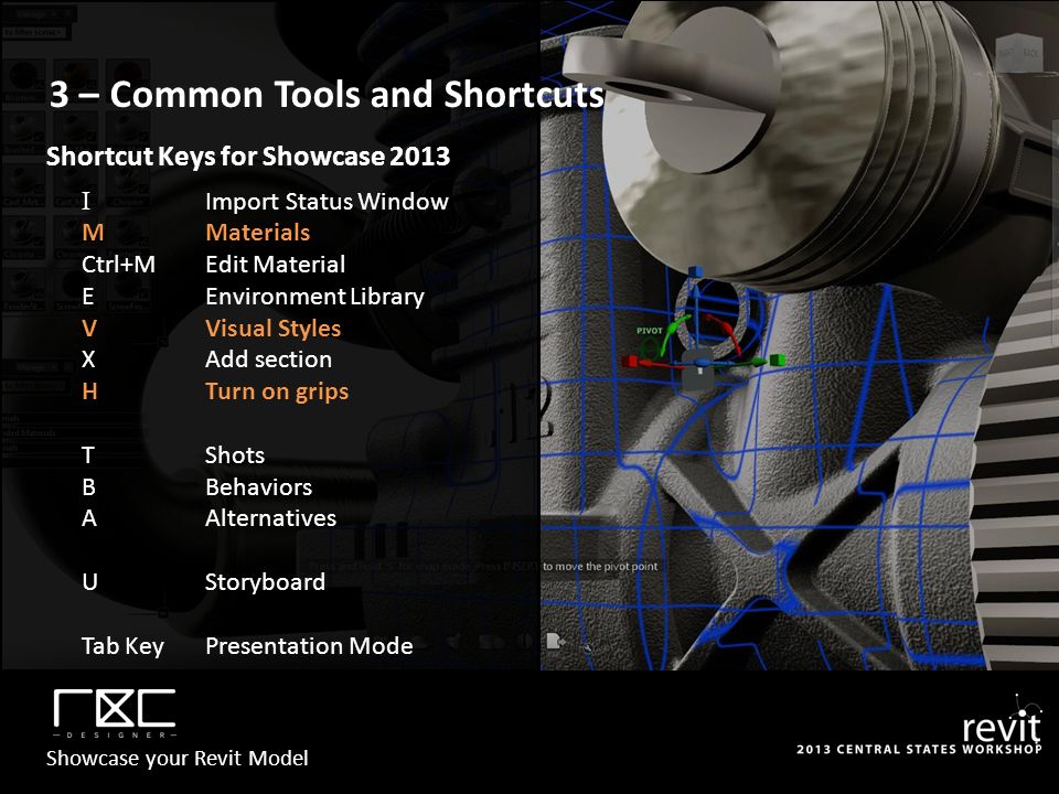 3 – Common Tools and Shortcuts