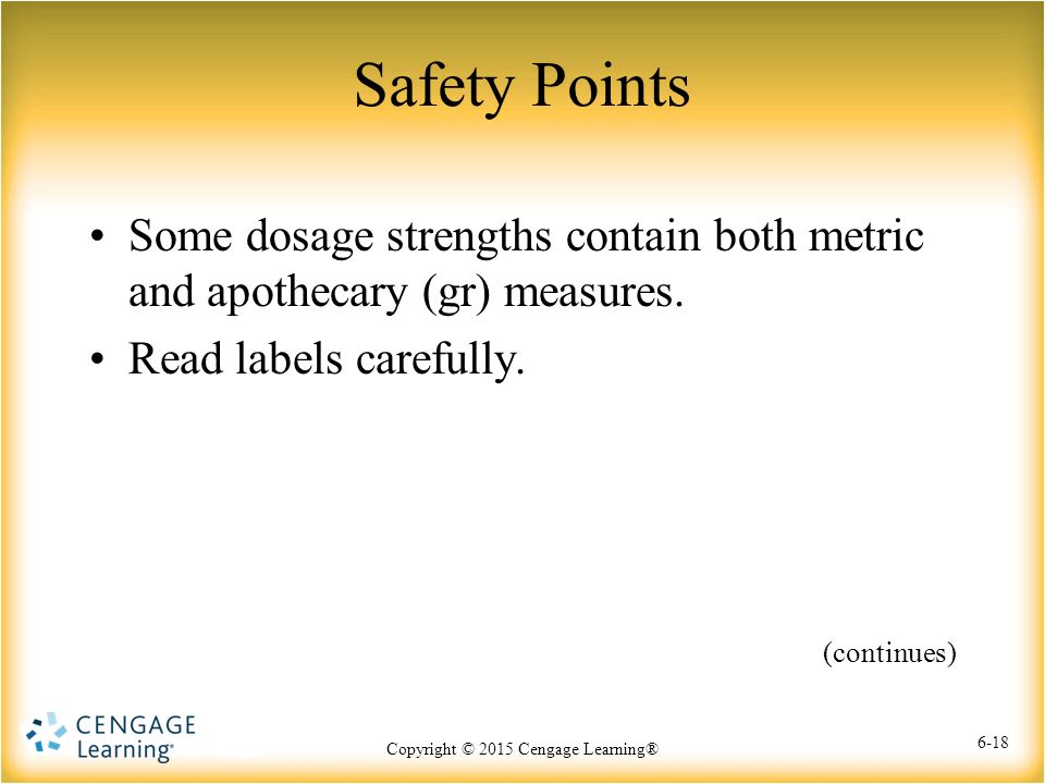 Oral Medication Labels and Dosage Calculation - ppt download