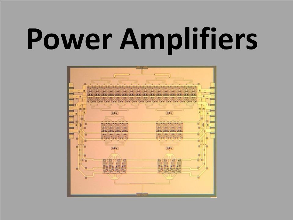 Power Amplifiers