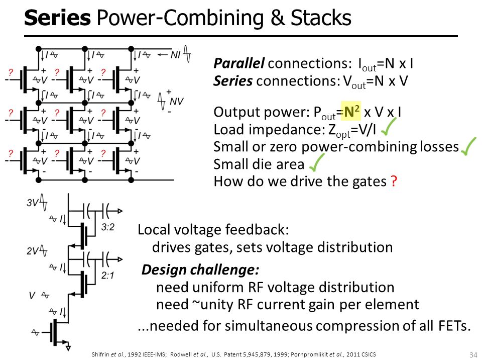 Series Power-Combining & Stacks