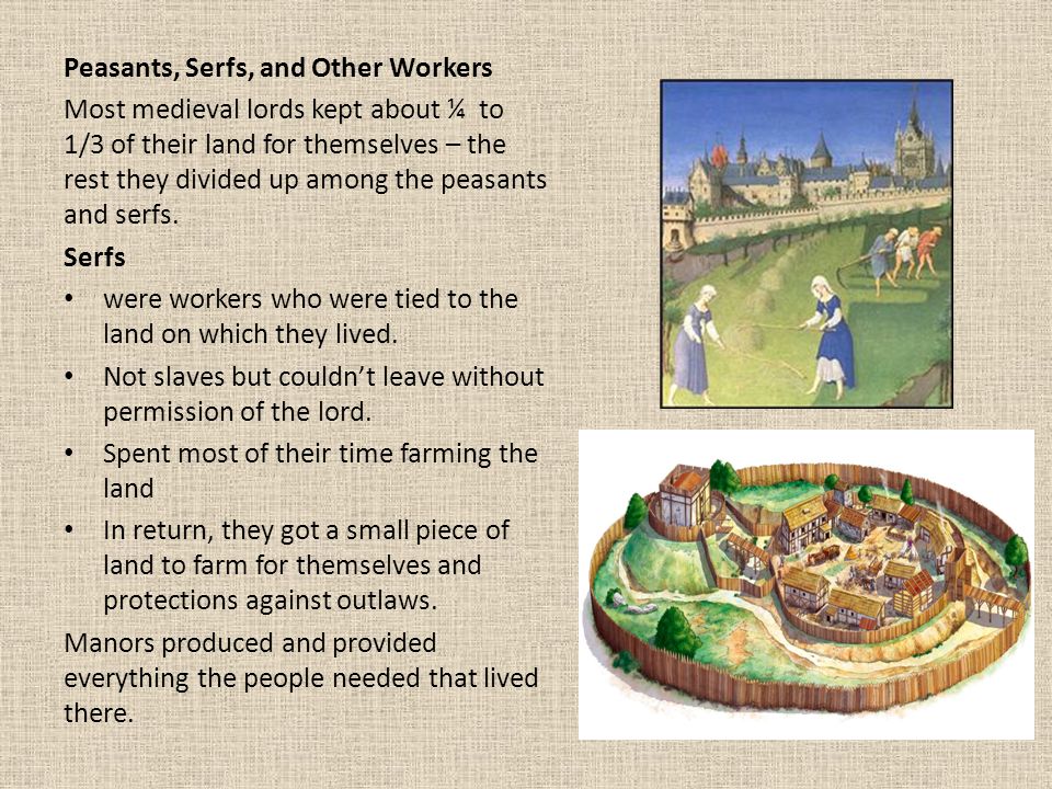 Peasants, Serfs, and Other Workers