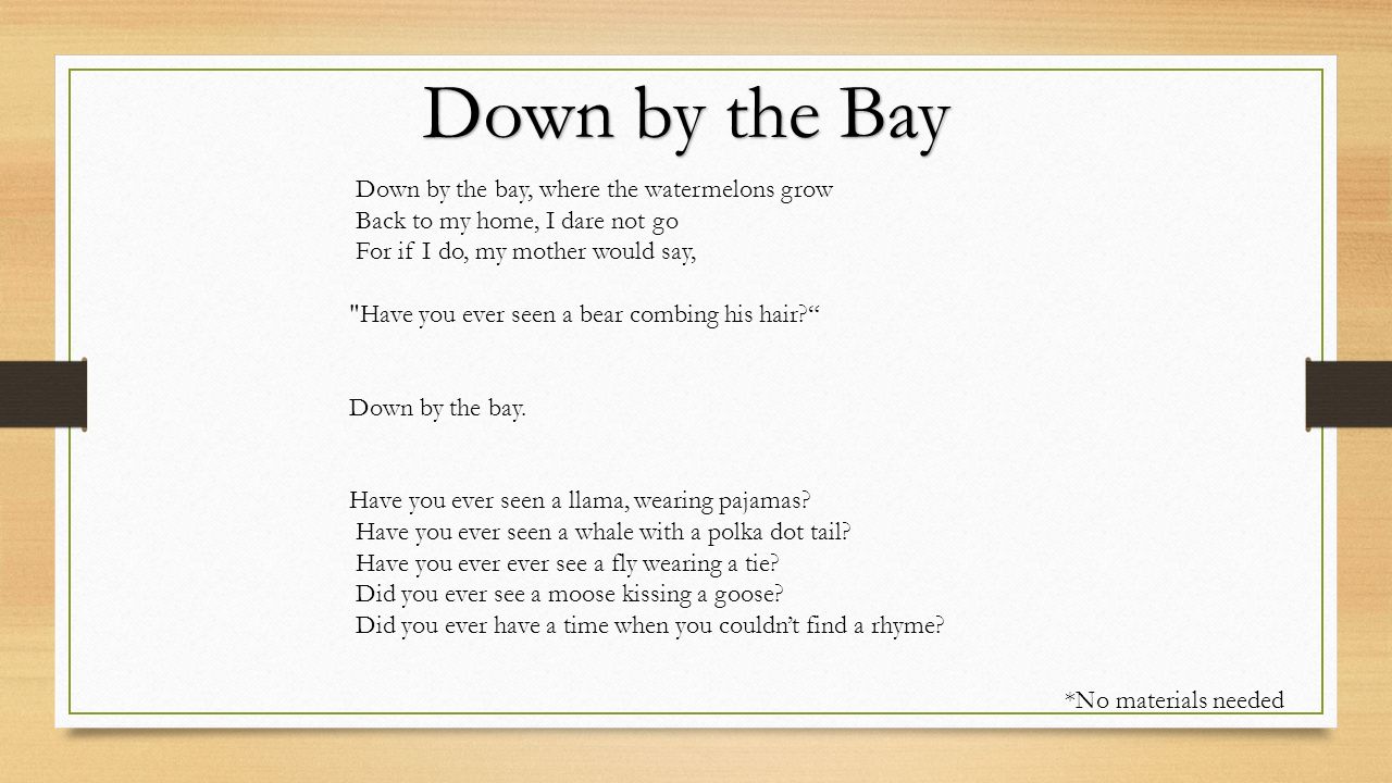 Bay перевод с английского. Песня down by the Bay. Bay перевод. Down by the перевод. Bae перевод.