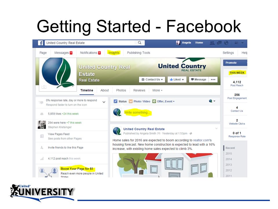 Getting Started - Facebook