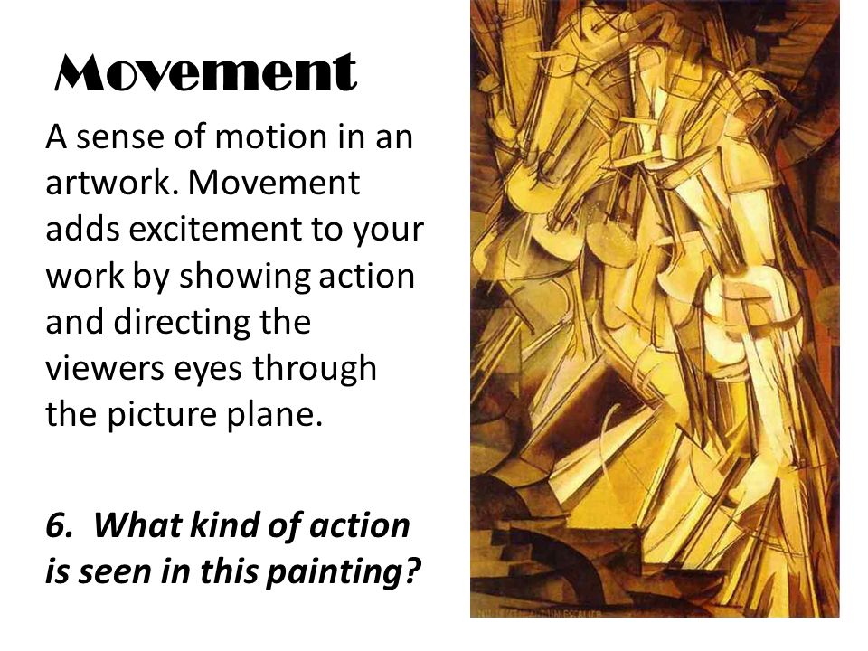 6. What kind of action is seen in this painting