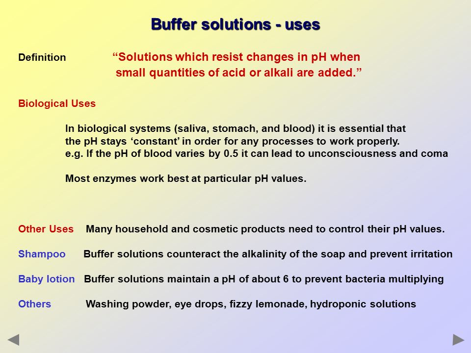 BUFFER SOLUTIONS. - ppt download