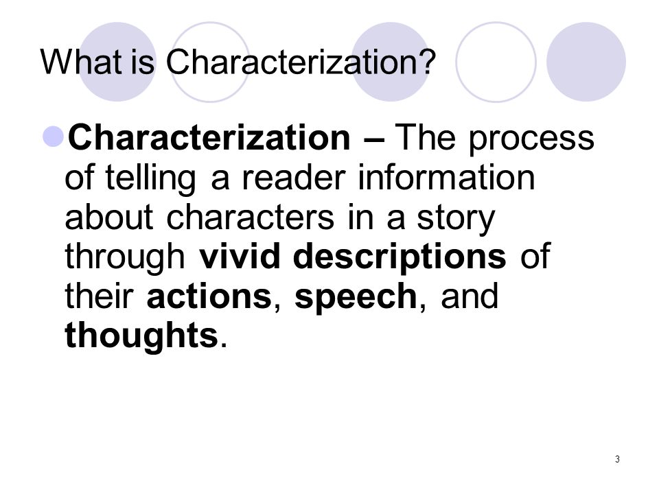 Characterization Do Now Ppt Video Online Download Characterization Do Now Ppt Video Online Download