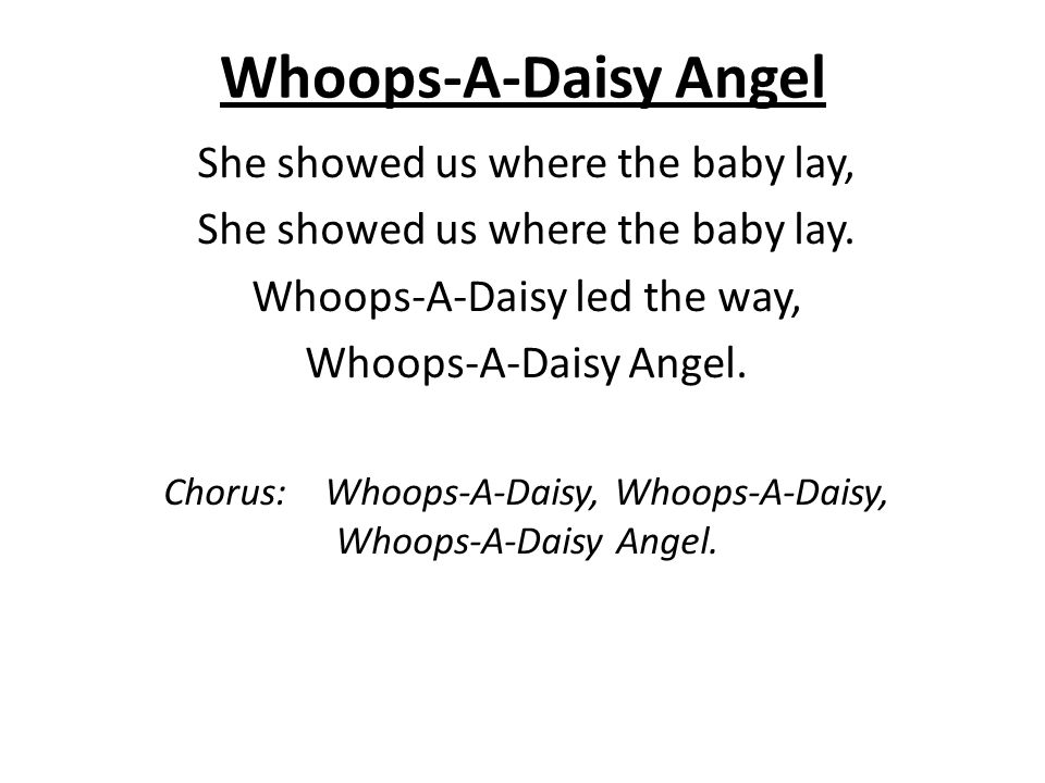 Whoops-A-Daisy Angel Which Angel is always late? - ppt download