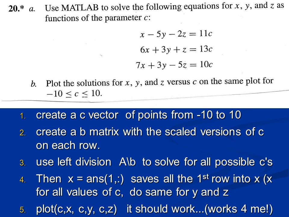 create a c vector of points from -10 to 10