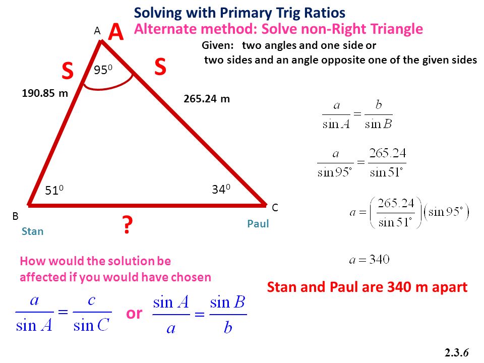 Math 20-1 Chapter 2 Trigonometry - ppt video online download