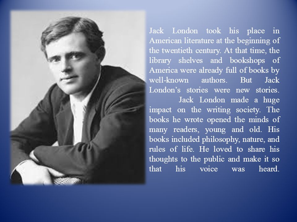 Jack london south of the slot theme Jack london south of the slot theme