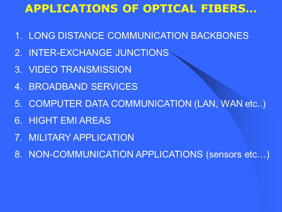 Optical Fiber & OF Cables. - ppt video online download