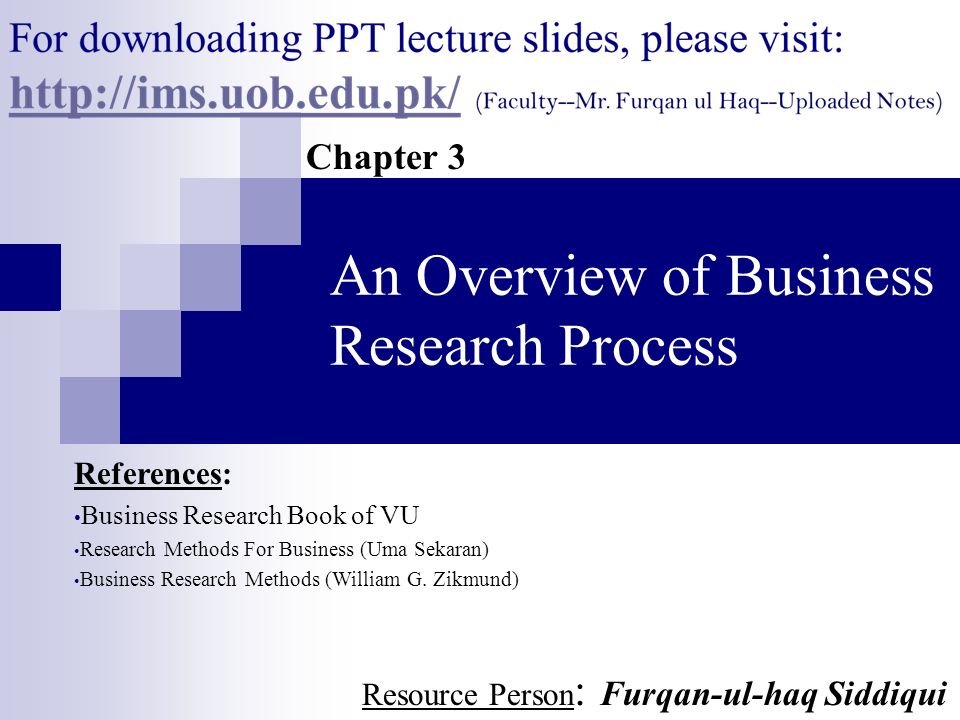 An Overview of Business Research Process