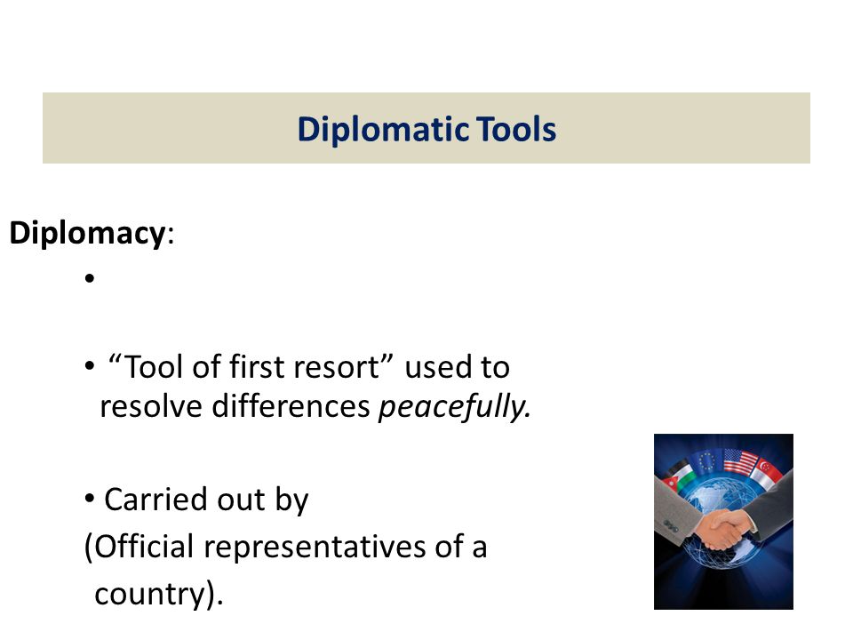 Tools” of Foreign Policy - ppt download