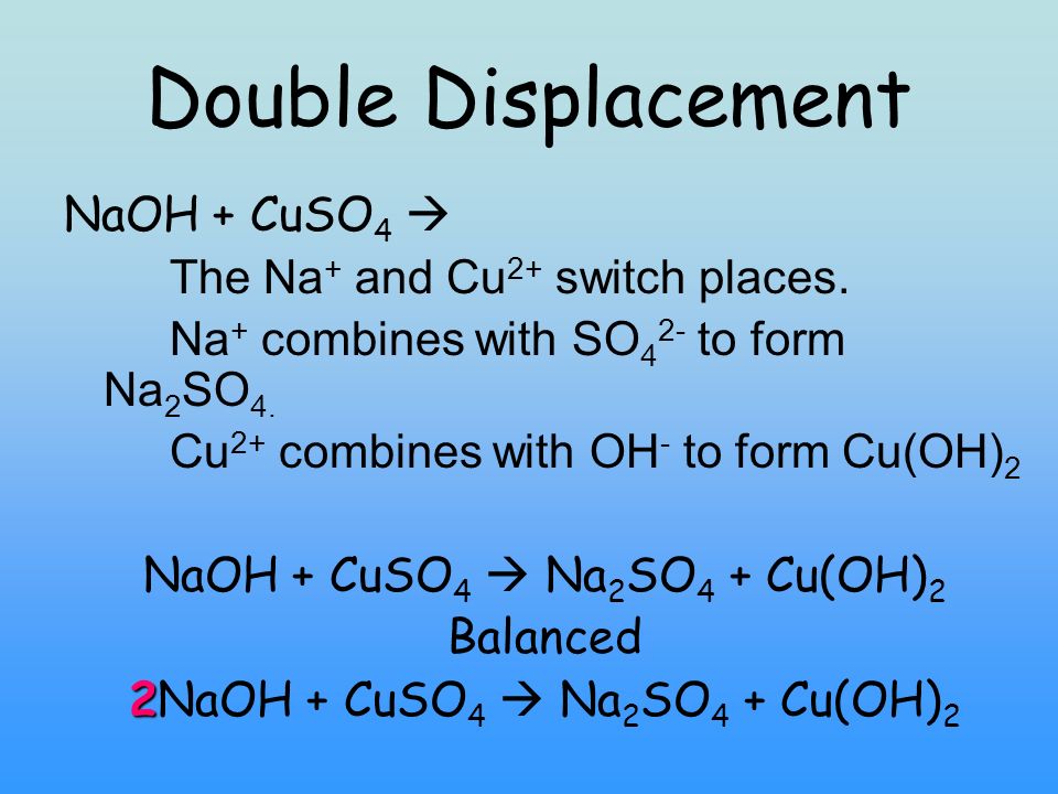 Nano3 cu oh 2 h2so4. Химическая реакция cuso4+NAOH. Cuso4+NAOH уравнение реакции. NAOH cuso4 уравнение. Cuso4 NAOH ионное уравнение.