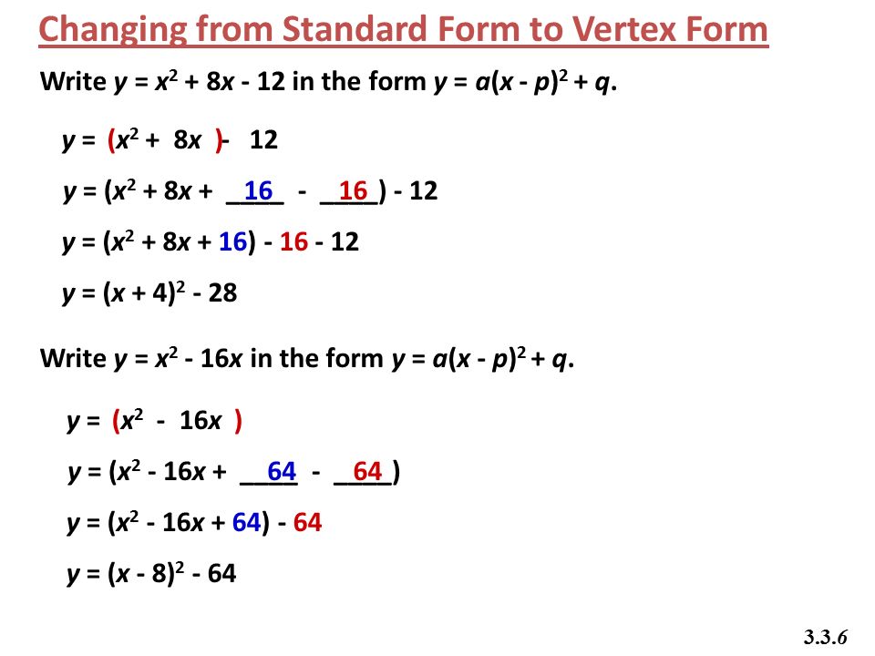 Math 1 Chapter 3 Quadratic Functions Ppt Download
