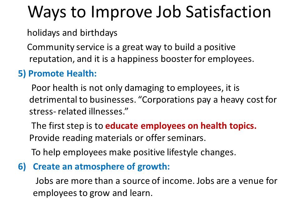 Job Satisfaction Job Satisfaction Means Good Or Positive Attitude Or  Feeling Towards One's Job. It Is Defined As The Amount Of Overall Positive  Affect. - Ppt Video Online Download