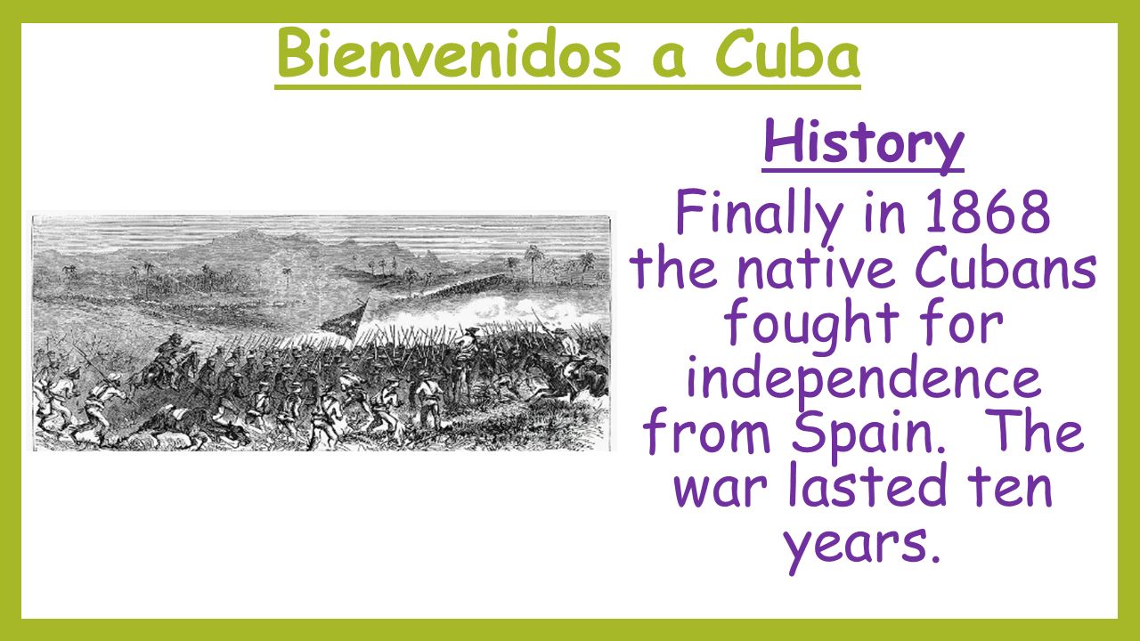 Bienvenidos a Cuba History