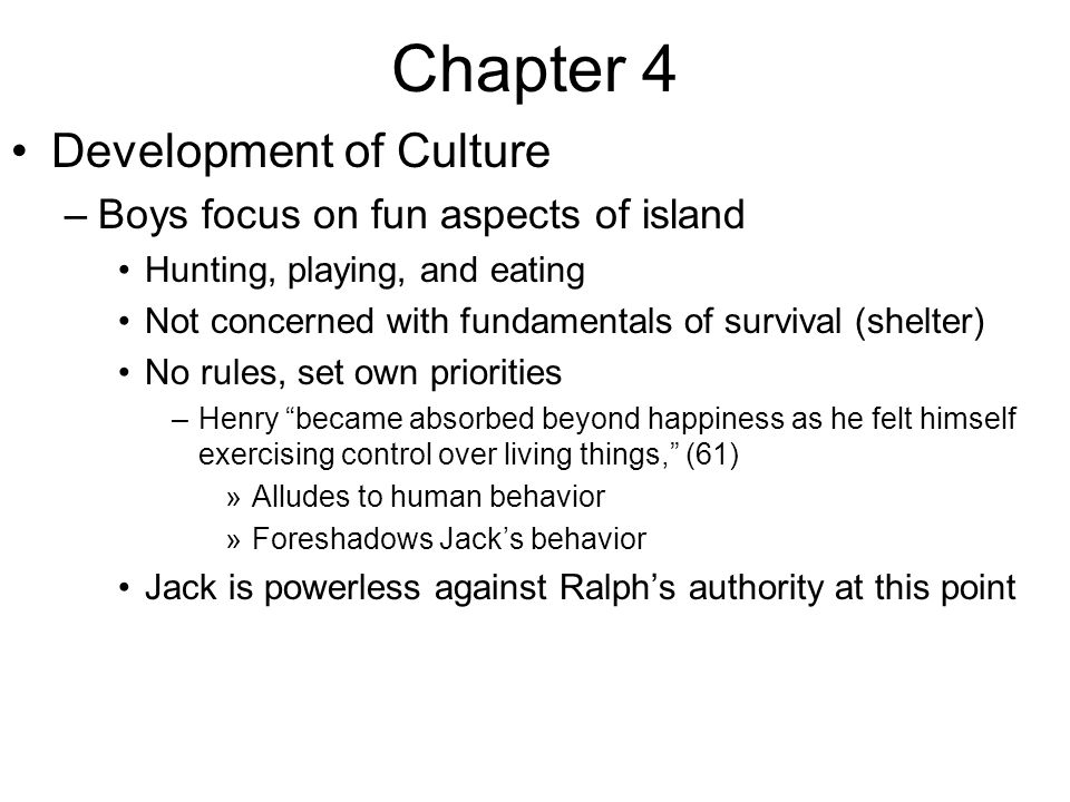 The Lord Of The Flies Chapters Ppt Download