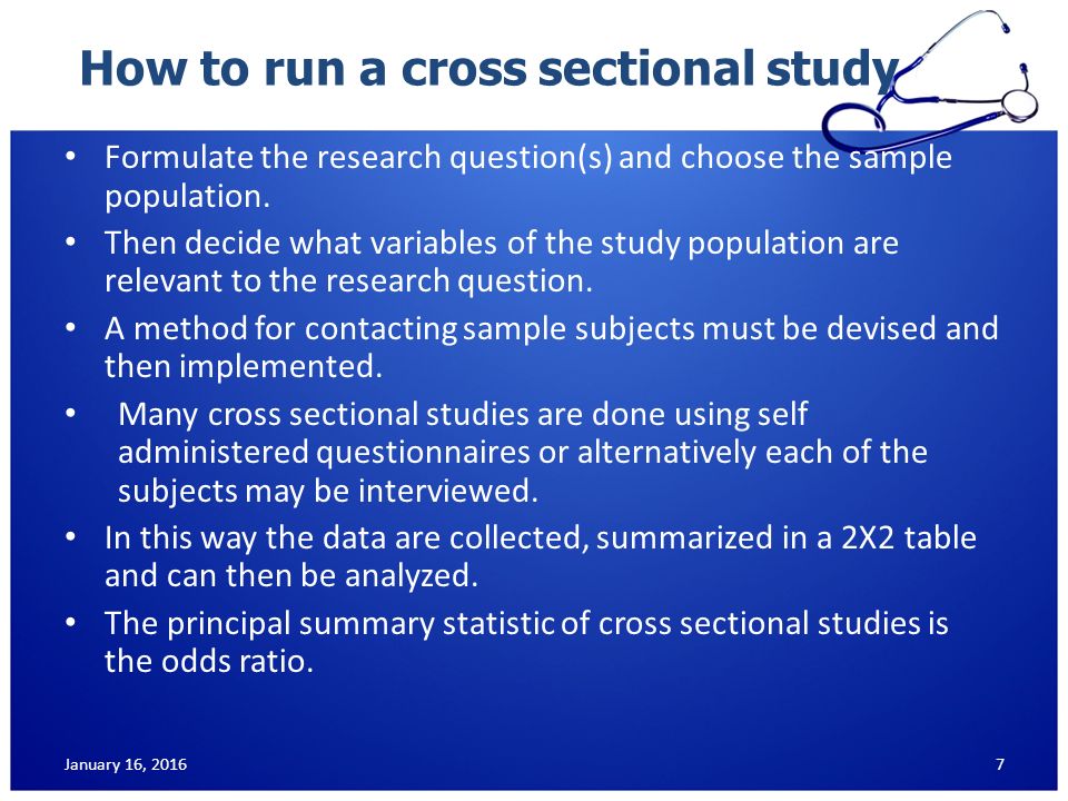 CROSS SECTIONAL STUDIES - ppt video online download