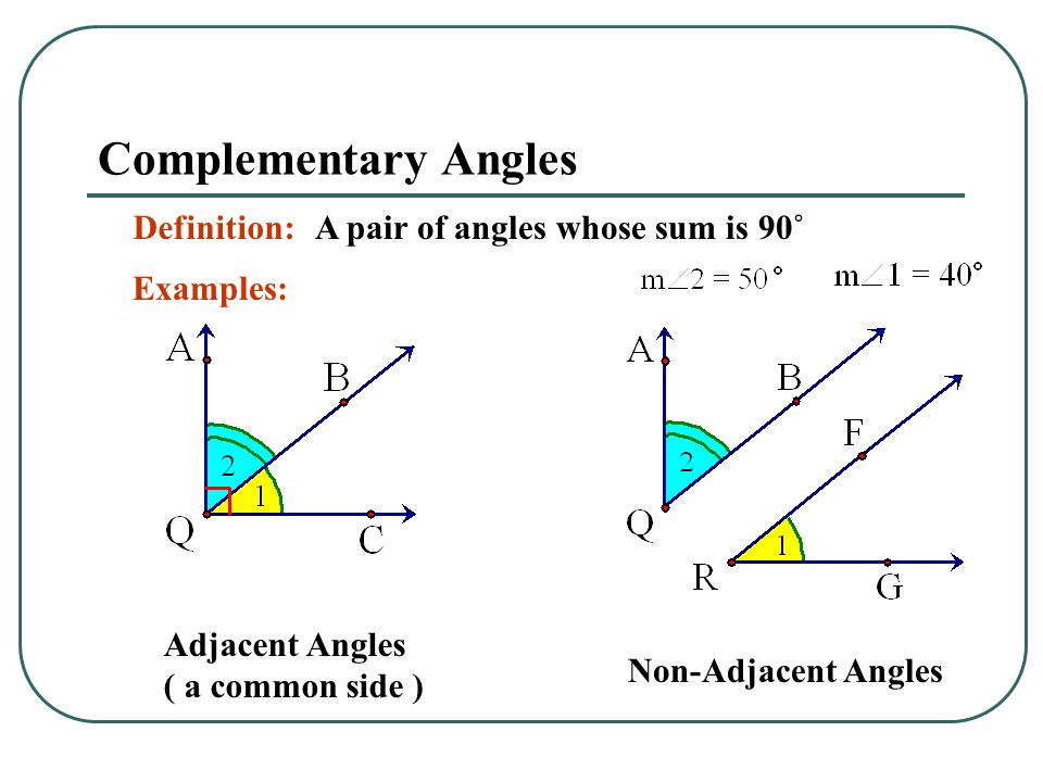 1 3 Pairs Of Angles Ppt Download One of the complementary angles is said to be the complement of the other. 1 3 pairs of angles ppt download
