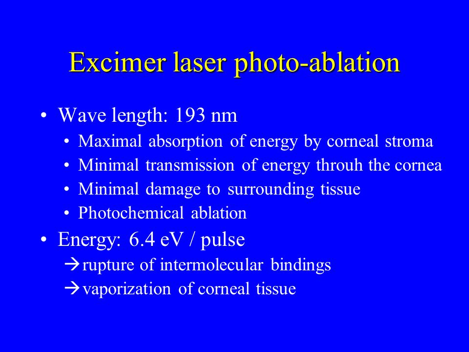 Excimer laser: Fundamentals - ppt download