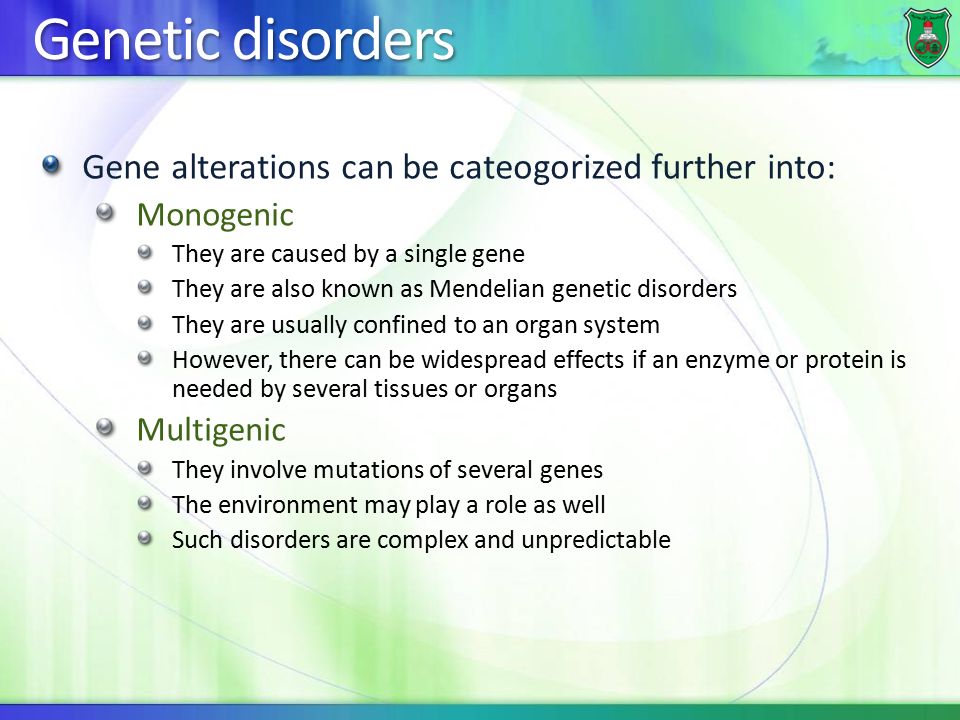 Survey Of Common Genetic Disorders Chart Answers