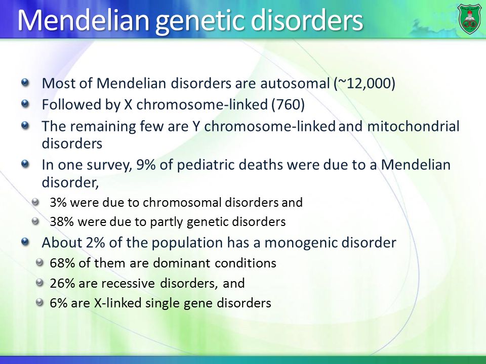 Survey Of Common Genetic Disorders Chart Answers