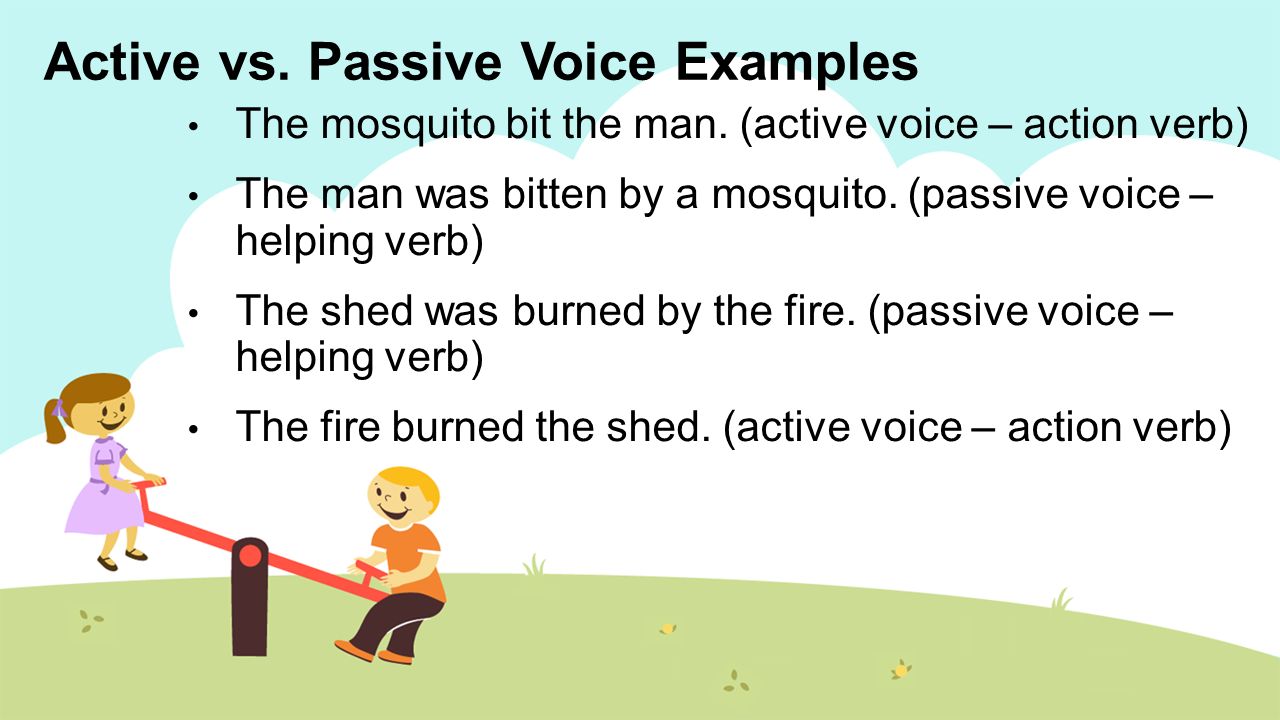 Passive voice stories. Active and Passive Voice. Active Voice and Passive Voice. Active and Passive Voice примеры. Passive Voice для детей.