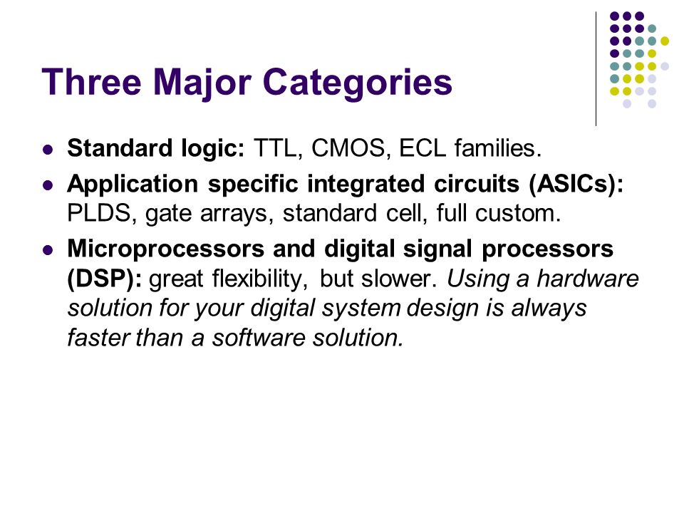 Hardware and software definition