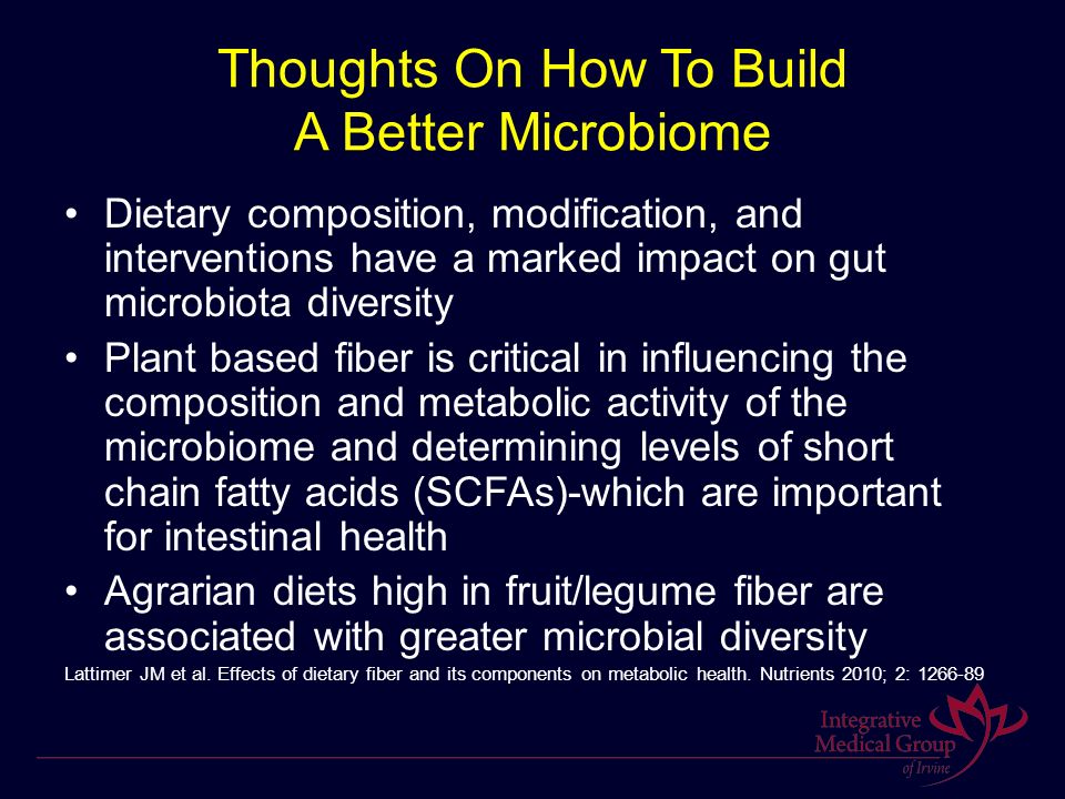 Thoughts On How To Build A Better Microbiome