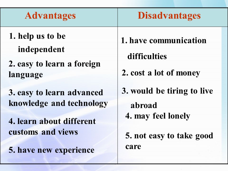 Disadvantages of travelling. Advantages and disadvantages of travelling. Living abroad advantages and disadvantages. Studying abroad advantages and disadvantages. Study abroad advantages and disadvantages.