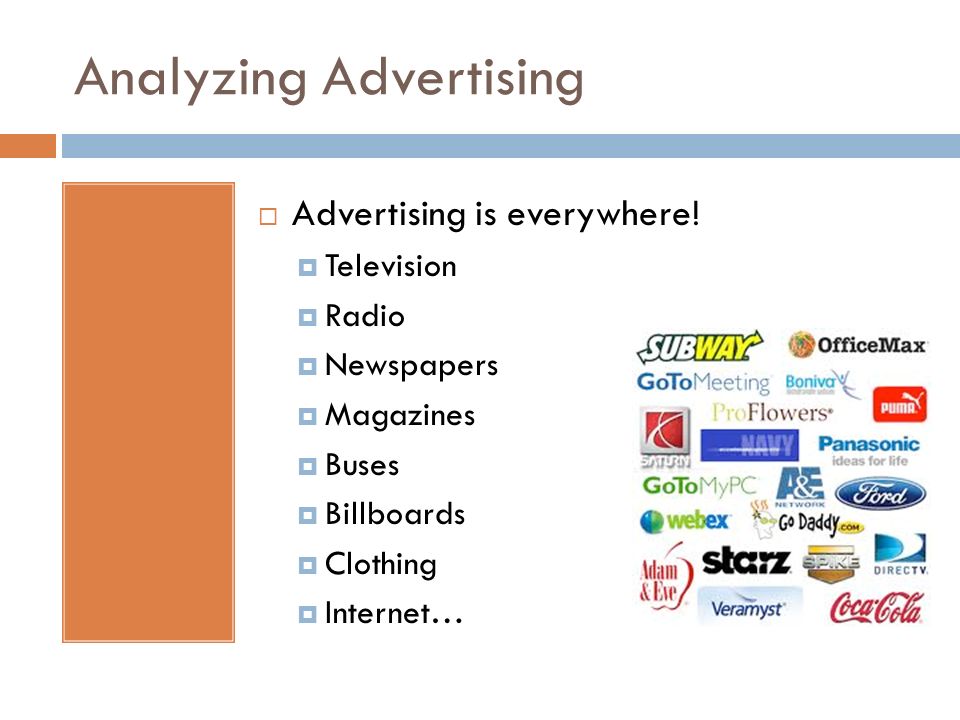 Analyzing Advertising