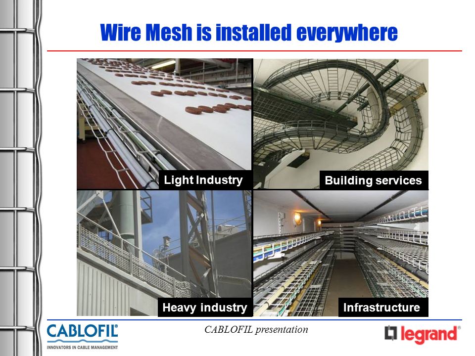 Wire Mesh is installed everywhere