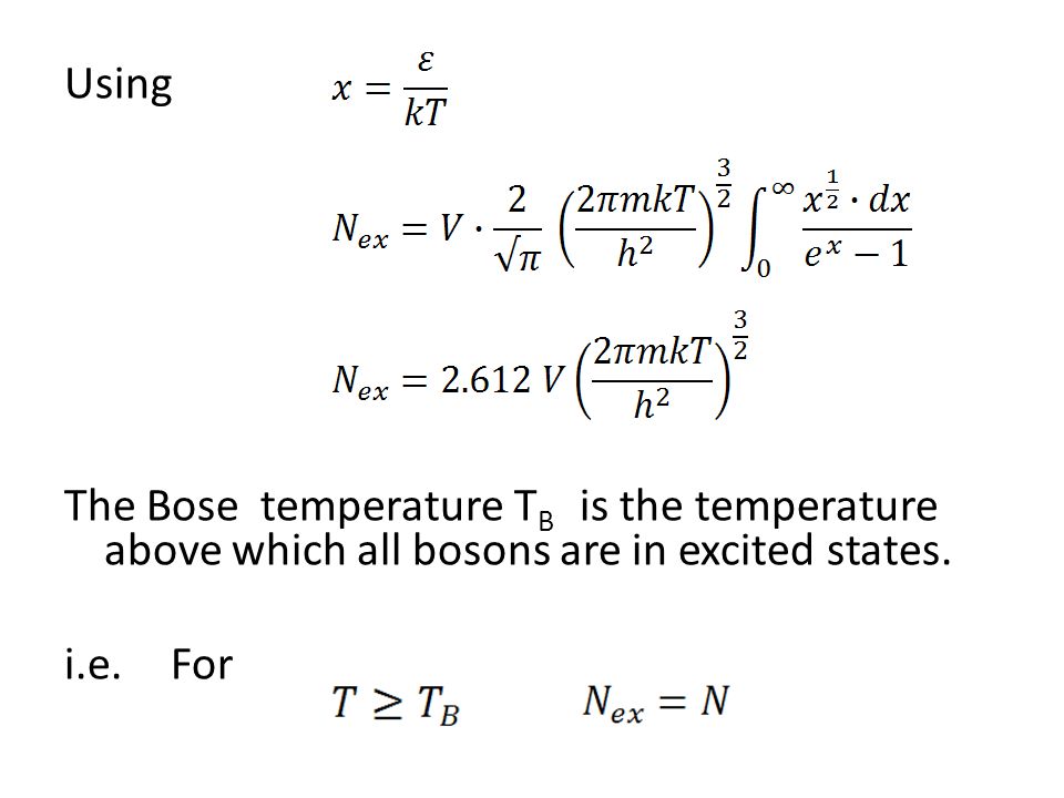 18.3 Bose–Einstein Condensation - ppt download